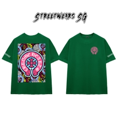 Áo Thun Chrome Heart Graphic Multicolor Style Cotton Cao Cấp Form Rộng Unisex - Streetwears SG - CH44