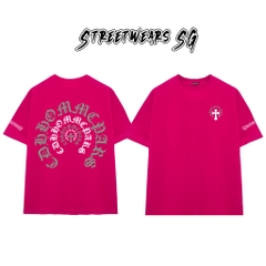 Áo Thun Chrome Arch Circle Cross Graphics Cotton Cao Cấp Form Rộng Unisex - Streetwears SG - CH57