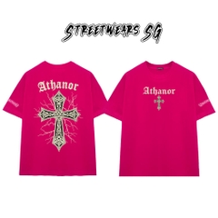 Áo Thun Chrome Heart Athanor Electric Cross Cotton Cao Cấp Form Rộng Unisex - Streetwears SG - CH51