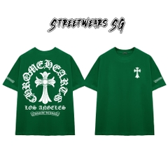 Áo Thun Chrome Cross Los Angeles Graphics Cotton Cao Cấp Form Rộng Unisex - Streetwears SG - CH60