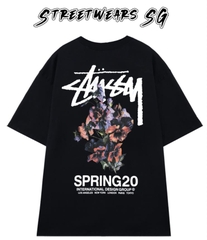 Áo thun Basic Stussy Flower ss20 Tee - Streetwears SG - STU-18