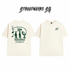 Áo Thun Stussy x Patta Sound Connection Cotton Cao Cấp Form Rộng Unisex Streetwears SG – STU017