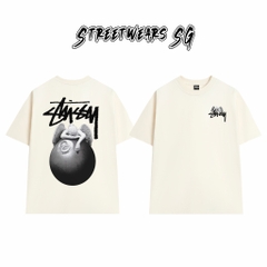 Áo Thun Stussy Angel 8 Ball Cotton Cao Cấp Form Rộng Unisex Streetwears SG – STU055