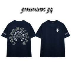Áo Thun Chrome Arch Circle Cross Graphics Cotton Cao Cấp Form Rộng Unisex - Streetwears SG - CH57