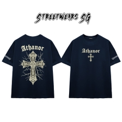 Áo Thun Chrome Heart Athanor Electric Cross Cotton Cao Cấp Form Rộng Unisex - Streetwears SG - CH51