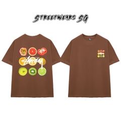 Áo thun Stu Citrus Slices Cao Cấp Form Rộng - Streetwears SG - STU87