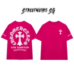 Áo Thun Chrome Cross Los Angeles Graphics Cotton Cao Cấp Form Rộng Unisex - Streetwears SG - CH60
