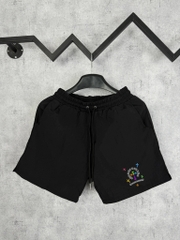 Quần Shorts Dù Chrome Hearts Multicolor Cross Form Rộng - Streetwears SG