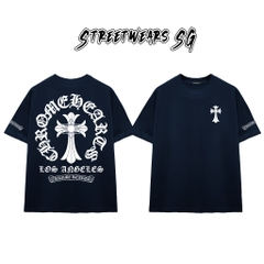Áo Thun Chrome Cross Los Angeles Graphics Cotton Cao Cấp Form Rộng Unisex - Streetwears SG - CH60