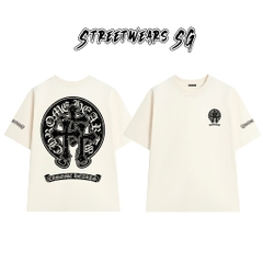 Áo Thun Chrome Medieval Cross Cotton Cao Cấp Form Rộng Unisex - Streetwears SG - CH101