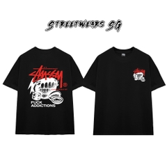 Áo thun Stu Fxck Addiction Cao Cấp Form Rộng - Streetwears SG - STU81