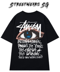 Áo thun STUSSY Ocular Tee Black - Streetwears SG - STU-22