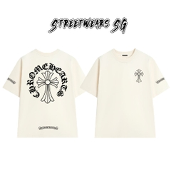 Áo Thun Chrome Heart Classic Graphics Cross Cotton Cao Cấp Form Rộng Unisex - Streetwears SG - CH52