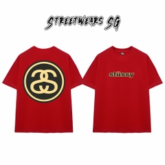 Áo Thun Stu Double S Logo Tee Cao Cấp Form Rộng - Streetwears SG - STU26