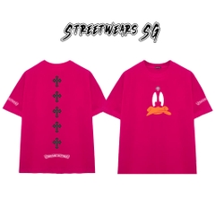 Áo Thun Chrome Heart Daffy Duck Cartoon Cotton Cao Cấp Form Rộng Unisex - Streetwears SG - CH35