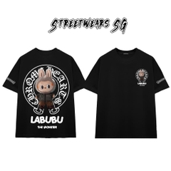 Áo Thun Chrome Heart Icon Labubu Street Style Cotton Cao Cấp Form Rộng Unisex - Streetwears SG - CH48