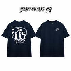 Áo Thun Stussy x Patta Sound Connection Cotton Cao Cấp Form Rộng Unisex Streetwears SG – STU017