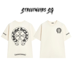 Áo Thun Chrome Heart Original Horseshoe Gothic Arch Cotton Cao Cấp Form Rộng Unisex - Streetwears SG - CH41