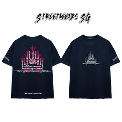 Áo Thun Chrome Gothic Yak Sant Pink Cotton Cao Cấp Form Rộng Unisex - Streetwears SG - CH82