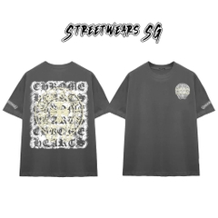 Áo Thun Chrome Spray Cluster Cross Cotton Cao Cấp Form Rộng Unisex - Streetwears SG - CH78