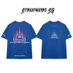 Áo Thun Chrome Gothic Yak Sant Pink Cotton Cao Cấp Form Rộng Unisex - Streetwears SG - CH82
