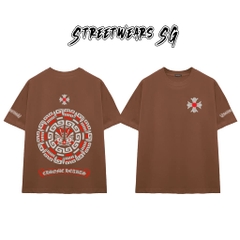 Áo Thun Chrome Geometric Symbol Cotton Cao Cấp Form Rộng Unisex - Streetwears SG - CH75