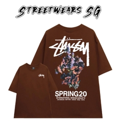 Áo thun Basic Stussy Flower ss20 Tee - Streetwears SG - STU-18