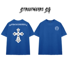 Áo Thun Chrome Moderaiiaurc Cross Cotton Cao Cấp Form Rộng Unisex - Streetwears SG - CH68