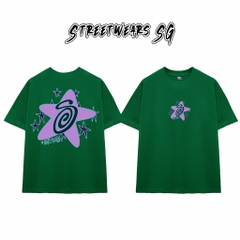 Áo Thun Stu Star Spiral Tee Cao Cấp Form Rộng - Streetwears SG - STU25