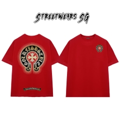 Áo Thun Chrome Goldfish Style Horseshoe Graphics Cotton Cao Cấp Form Rộng Unisex - Streetwears SG - CH61