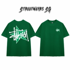 Áo Thun Stu Green Star Tee Cao Cấp Form Rộng - Streetwears SG - STU27