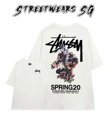 Áo thun Basic Stussy Flower ss20 Tee - Streetwears SG - STU-18