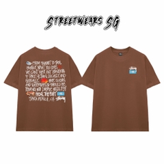 Áo Thun Stussy Heal The Bay Graphic Cotton Cao Cấp Form Rộng Unisex Streetwears SG – STU071