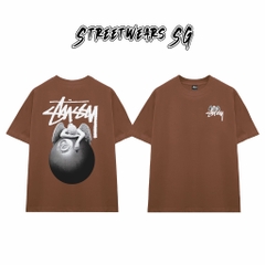 Áo Thun Stussy Angel 8 Ball Cotton Cao Cấp Form Rộng Unisex Streetwears SG – STU055