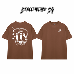 Áo Thun Stussy x Patta Sound Connection Cotton Cao Cấp Form Rộng Unisex Streetwears SG – STU017