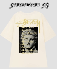 Áo thun Basic Stüssy Black Statue Pig Dyed Tee - Streetwears SG - STU-16