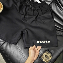 Quần Shorts Nỉ Circle Retro Shadow Logo Form Rộng – Streetwears SG