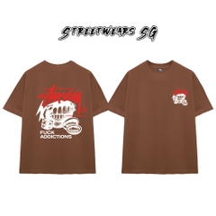 Áo thun Stu Fxck Addiction Cao Cấp Form Rộng - Streetwears SG - STU81