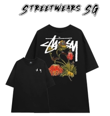 Áo thun Basic Stussy WITHERED FLOWER Tee - Streetwears SG - STU-17