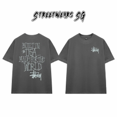 Áo Thun Stussy Built In USA Made For The World Cotton Cao Cấp Form Rộng Unisex Streetwears SG – STU061