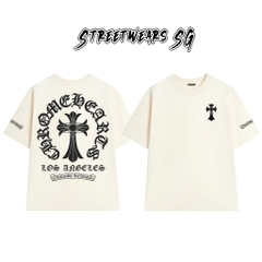 Áo Thun Chrome Cross Los Angeles Graphics Cotton Cao Cấp Form Rộng Unisex - Streetwears SG - CH60