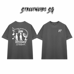 Áo Thun Stussy x Patta Sound Connection Cotton Cao Cấp Form Rộng Unisex Streetwears SG – STU017