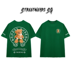 Áo Thun Chrome Chantal Leather Teddy Cotton Cao Cấp Form Rộng Unisex - Streetwears SG - CH100