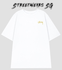 Áo thun Basic Stüssy Black Statue Pig Dyed Tee - Streetwears SG - STU-16