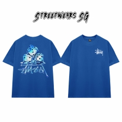 Áo Thun Stussy Ice Dice Graphic Cotton Cao Cấp Form Rộng Unisex Streetwears SG – STU003
