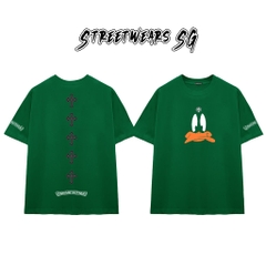 Áo Thun Chrome Heart Daffy Duck Cartoon Cotton Cao Cấp Form Rộng Unisex - Streetwears SG - CH35