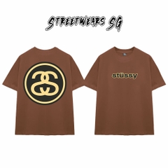 Áo Thun Stu Double S Logo Tee Cao Cấp Form Rộng - Streetwears SG - STU26