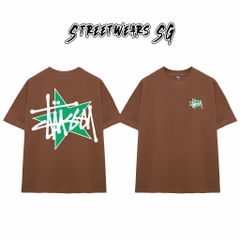 Áo Thun Stu Green Star Tee Cao Cấp Form Rộng - Streetwears SG - STU27