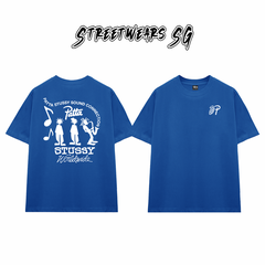 Áo Thun Stussy x Patta Sound Connection Cotton Cao Cấp Form Rộng Unisex Streetwears SG – STU017