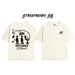 Áo thun Stu Patta Worldwide Cao Cấp Form Rộng - Streetwears SG - STU55